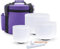 Set of 3 PCS 6 A Note 8 F Note 10 C Note 432hz Frosted Quartz Crystal Singing Bowl Chakra Sound Healing Yoga Meditation with Carry Case Bag