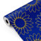 Rouleau de papier cadeau, grand rouleau de 62 cm x 100 m • Tournesol doré et bleu • Idéal pour : boutiques, commerces, emballages cadeaux, anniversaires, baby shower, mariages, décoration [FP Fiesta