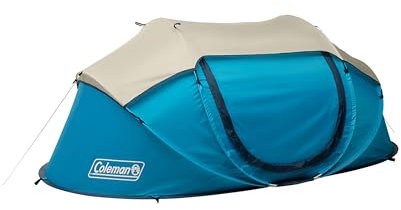 Coleman Pop-Up Instant Tent Sets Up in 10 Seconds, Portable & Lightweight 2/4 Person Weatherproof Camping Tent with Adjustable Rainfly