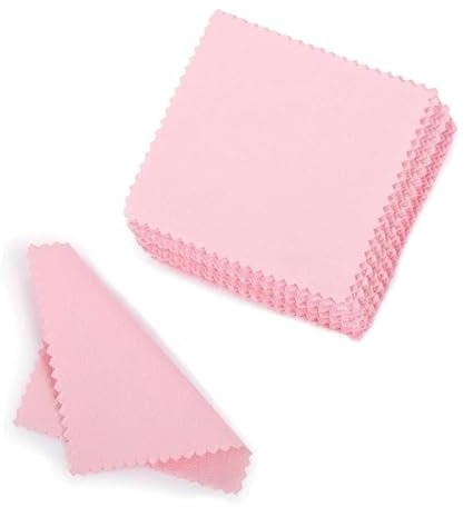 30-Pack Silver Cleaning Cloths - Premium Polishing Cloths for Jewelry, Watches, and Silverware - Perfect for Home and Professional Use - Reusable and Durable