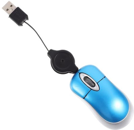 CONGARTENO 1pezzo Mini Mouse Retrattile Usb Design Compatto e Ergonomico Per Laptop e Notebook Facile Trasportare