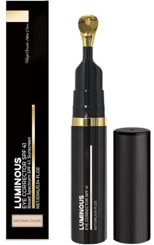 2024 Luminous Eye Corrector SPF 41, Under Eye Concealer – Under Eye Color Corrector Für Dunkle Ringe, Getönte Anti-Aging-Augencreme, Feuchtigkeitsspendendes Augenserum Mit Pfirsich-Unterton