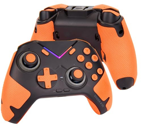TALONGAMES Controller-Griffband, kompatibel mit FlyDigi Vader 4PRO/Vader 3PRO, rutschfest, schweißabsorbierend, strukturiertes Haut-Kit (Orange, klassische Version)