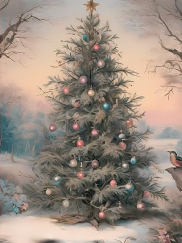 Evergreen Christmas Tree Notebook