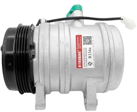 Compresor A/C M200, M250, SP-08, SP08 | Compatible con Daewoo Matiz Compatible con Chevrolet Spark | Referencias: 25190028, 93741207, 96256053, 96324801, 96406677