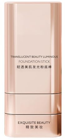 Stick De Fondation VivienBeauty, Maquillage De Base De Fond De Teint À Usage, 20G Tout Ou Plus Dissimulant La Crème Perfectionnement Hydratante Couverture Complète, Un Bâton De Fondation, Léger Pour L