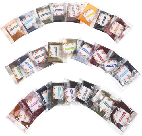 Gatuida 26 Farben Tie Dye Pulver Set Stofffarbe für TextilfäRbung Diy Batik Kit Zum Basteln Von T-Shirts Schals Kleidung Und Accessoires für Kinder Und Erwachsene