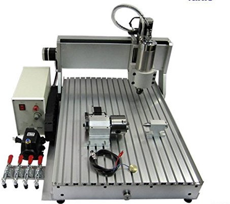 GOWE 4 axis CNC Router Engraving Machine with 2.2KW Power Spindle for Aluminum Stone Metal Wood Engraving Drilling Carving