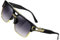 SHEEN KELLY Große Retro Sonnenbrille Square Brille Herren Damen Spiegel Linsen Luxus Eyewear Schwarz Hälfte Rahmen Metall Gold UV400 Oversized