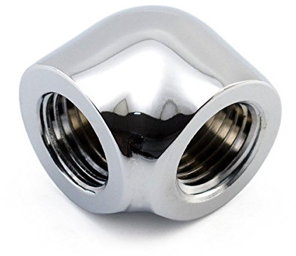XSPC 5060175589309 - G1/4 Female Elbow Fitting (Chrome)