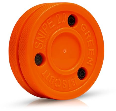 Green Biscuit Hockey Puck Snipe 2.0 – Schießen, Schlägerhandhabung und Training Street Hockey Puck – Offizieller NHL Hockey-Pucks, Durchmesser 7,6 cm, Breite 2,5 cm