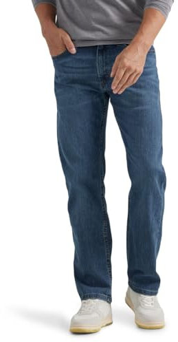 Wrangler Authentics Herren Regular Fit Comfort Flex Waist Jeans, Blau-Blue Ocean, 44W / 32L