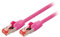 Invero® High-Speed Cat 6 Ethernet RJ45 (8P8C) Male - RJ45 (8P8C) Male Network S/FTP LAN Cable PC Router Patch Snagless Lead 100% Copper, Supports 1000 Mbps - 7.5m Pink