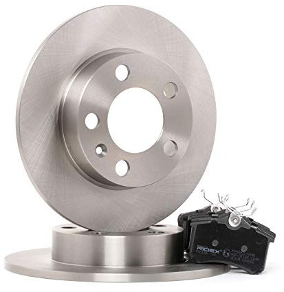 RIDEX 3405B0002 Bremsenset Hinten 230mm - Bremsen Set mit Bremsscheiben und Bremsbeläge Satz