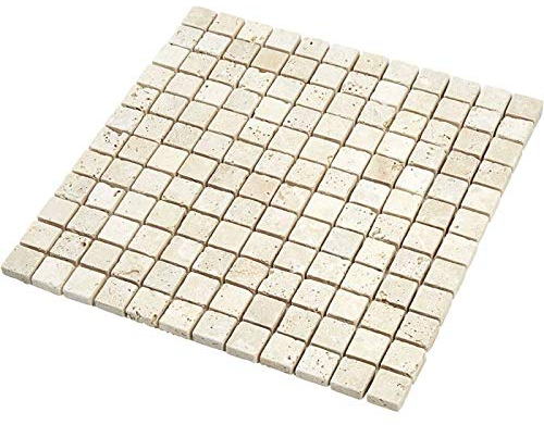 Mosaïque Travertin - Beige - 2.3 x 2.3 cm