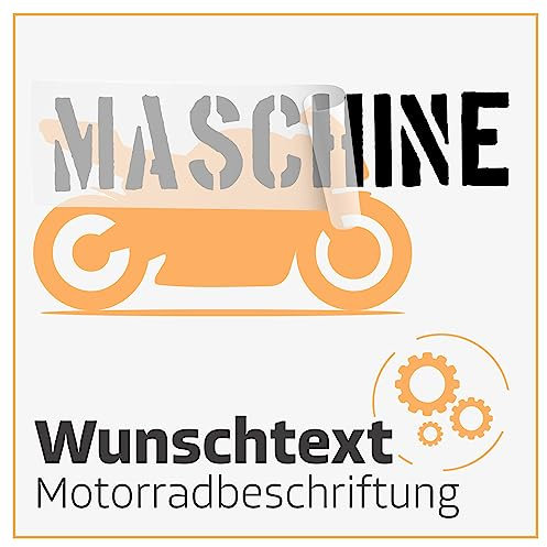 Motorradaufkleber Aufkleber für Motorrad Motorrad Beschriftung Wunschtext Motorrad Quat Wunschtext