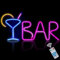 iKefe Neon LED Signs Bar Letter Light Up Beer with Remote/Blue Cocktail Glass Pink LED, USB & Battery Operated Bar Light for Home Bar, Business, Bistro, Valentines Day Wall Art Decoration