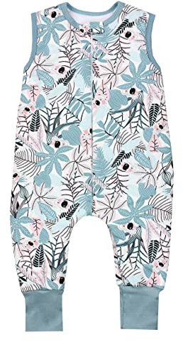 TupTam Gigoteuse Bébé Hiver avec Pieds, certifiée OEKO-TEX, 2,5 TOG, Unisexe, Koala/Vert Menthe, 104-110