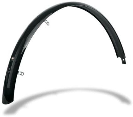 BLUEMELS Basic 28'' 55 Rear Profile Schutzblech (Fahrradzubehör, robuste Sandwichkonstruktion aus Aluminium/Kunststoff, reifennahe Montage, Tretlager-Ausschnitte), schwarz | Fahrradzubehör, robuste Sandwichkonstruktion aus Aluminium / Kunststoff, reifennahe Montage, Tretlager-Ausschnitte