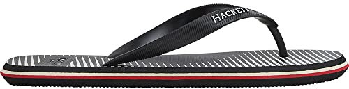 Hackett London Herren Costa Cinetic Flipflop, Schwarz, 39.5 EU