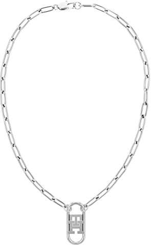 Tommy Hilfiger Damen-Kette Edelstahl One Size Silber 32022089
