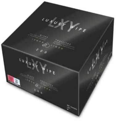 Toallitas LXY Limón | Fabricadas en tejido sin tejer | Superficie suave microperforada, no se rompen y no dejan residuos | Pack de 200 unidades