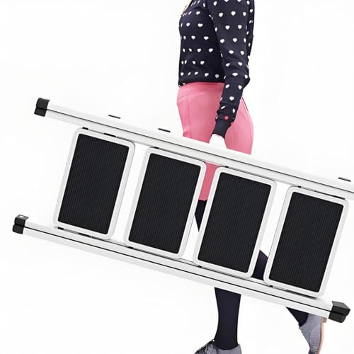 Loft Stairs with Handrail 2 m - 3.8 m Remote Control Ceiling Folding Telescopic Ladder Hatch Adapted