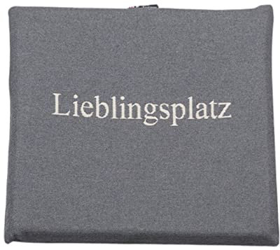 David Fussenegger Sitzkissen Goliath 2er Set 'Lieblingsplatz' 40 x 40 cm Grau