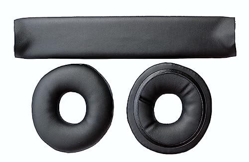 V-MOTA Ohrpolster und Kopfpolster, kompatibel mit Panasonic Technics Professional DJ RP-DJ1200 RP-DJ1210 RP-DJ1205 RP-DJ1215 EAH-DJ1200 Kopfhörern, Upgrade-Kissen (1 Set)