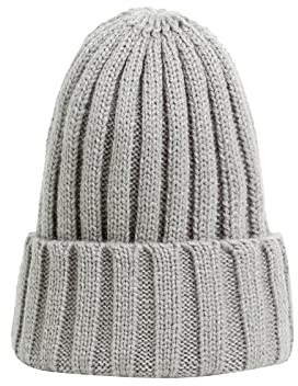 BIISDOST Cap 5 Leichte Mütze Kinder Wintermützen für Männer und Frauen, weiche, warme Strickmütze, Skistrumpf, Manschettenmütze Kinderhaube Binden Pudelmütze Herren (C, One Size)