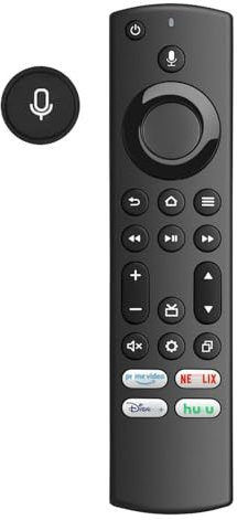 New Voice TV Remote Replacement for NS-RCFNA-21 Controller, Replacement for Insignia Smart TVs, Replacement for Toshiba TVs with Netflix Disney+ Hulu Shortcut Buttons