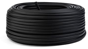 MultiTech FLRY-B Fahrzeugleitung 2,5 mm² Verdrahtungsleitung, KFZ Kabel Ideal für Fahrzeuganwendungen (Schwarz, 2,5mm² - 5m)