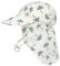 LÄSSIG Splash & Fun Sun Protection Sonnenhut mit extra langem Nackenschutz (DE/NL/SE/PL, Numerisch, 46, 49, Palms Nature)