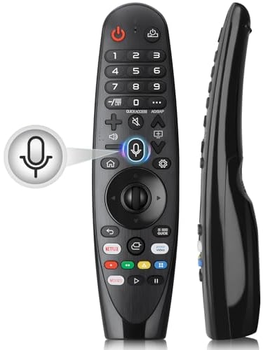 für LG-Fernbedienung Fernseher,für LG-Magic-Remote Original,kompatibel mit AKB75855501 MR19BA MR20GA MR21GA MR22GN MR23GA mit Pointer und Sprachfunktion