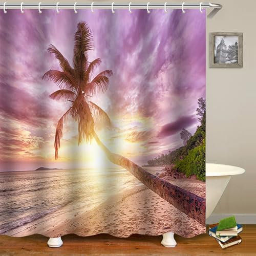 FAIRYGATE Anti Schimmel Vorhang Duschvorhang Outdoor Duschvorhang 180x180 Abstrakt Duschvorhänge Bunt Badewanne Vorhang Wasserdicht Polyester Stoff Waschbar Badevorhang für Badezimmer B8810