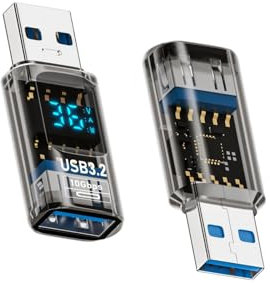 Hxyxbnhno Adaptateur USB C vers USB 10 Gbit/s Transfert de données rapide pour gadgets USB C vers USB A