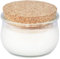 Vasos de Yogur de Cristal con Tapas de Corcho | Pack de 8 | para Cosméticos, Velas Aromáticas y Manualidades | Reutilizables y Reciclables I 150 ml - Pack de 8