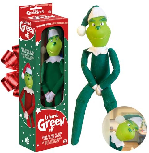 Green Elf® Elfo Burlone di Natale | Magica Decorazione Natalizia | Peluche Elfo Birichino per L'Albero di Natale | attività Divertenti per Bambini Bambine | OriginalCorner®