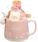 New Pink Stunning Bunny Mug & Sock Set Perfect for Friends and Family Ideal for Gift This Christmas - A83