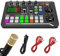 Transmisión del kit de tarjeta de sonido: versión en inglés F998, tarjeta de sonido en, karaoke, canto en, teléfono móvil, computadora, equipo de tarjeta de sonido, juego completo dedicado a