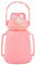 IWENZHKPA Bouteille Eau Bouteille D'eau De Sport Pliante En Silicone, Grand Ventre, Portable, Grande Capacité, For L'extérieur Gourde D'Eau Fitness(Rosa)