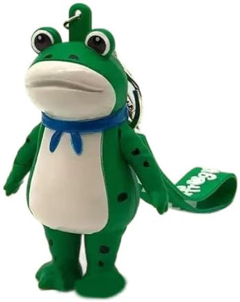 Saluting Frogs Keychain Fidgets Toy Backpack Keychain Accessories Stress Relief Hand Toy For Backpacks Bags Key Rings