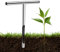 Échantillonneur De Sol, Outil D'échantillonnage De Carottes De Sol, Tige De Testeur De Sol Réutilisable En Acier Inoxydable Avec Poignée En Forme De T, Outils D'entretien Du Jardin Et De La Pelouse, E