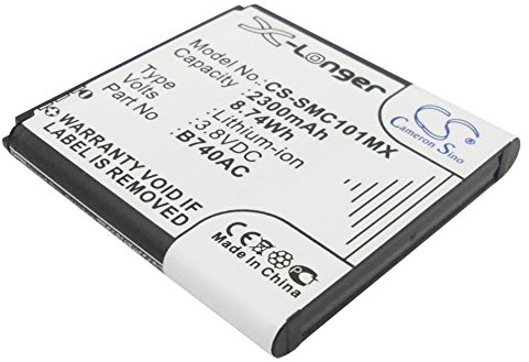 TCTK Akku 2300mAh Kompatibel mit [Samsung] Galaxy K, Galaxy S4 Zoom LTE, S4 Zoon, NX Mini, Zoom, SM-C101, SM-C101 SM-C1010, SM-C105, SM-C105A, SM-C105K, SM-C105L, SM-C105S Ersetzt B740AC, B740AE, EB