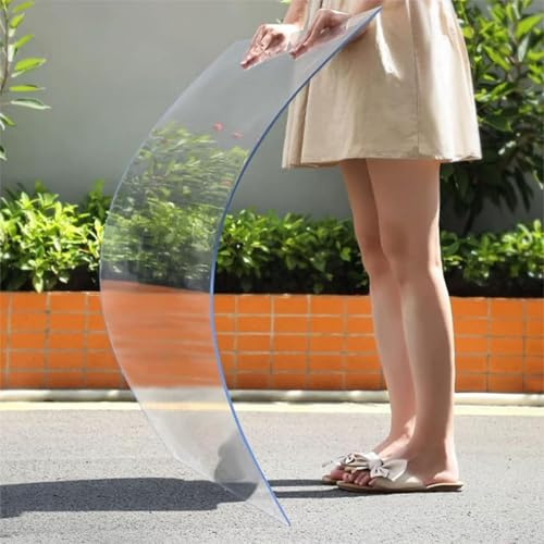 Polycarbonate Clear Plastic Acrylic Greenhouse Sheet for Replacement Roofing Sheet,1.2mm Panel Easy to Bend & Cut,UV Resistant Greenhouse Canopy Window Awning Rain Shelter