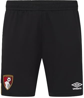 Castore AFC Bournemouth Men's Home Shorts, Caviar, XL
