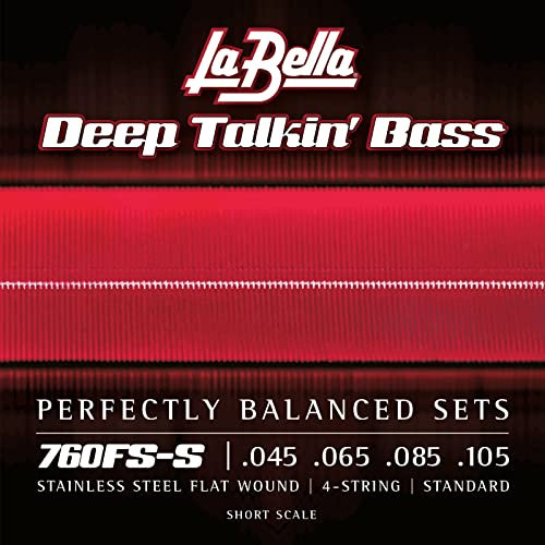 La Bella 760FS-S Deep Talkin' Bass Flats - Standard 45-105, scala corta