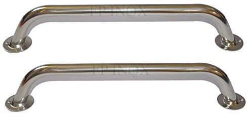 2 x Handlauf 850 mm Tube 25 mm Edelstahl 316 – (2 Stück)