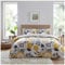 GC GAVENO CAVAILIA Printed Duvet Cover Sets, Reversible Bedding Bed Set, Polycotton Quilt Covers, Neve Yellow, Double