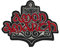 SigitasTrading Amon Amarth Red Melodic Death Metal Aufnäher Besticktes Patch zum Aufbügeln Applique